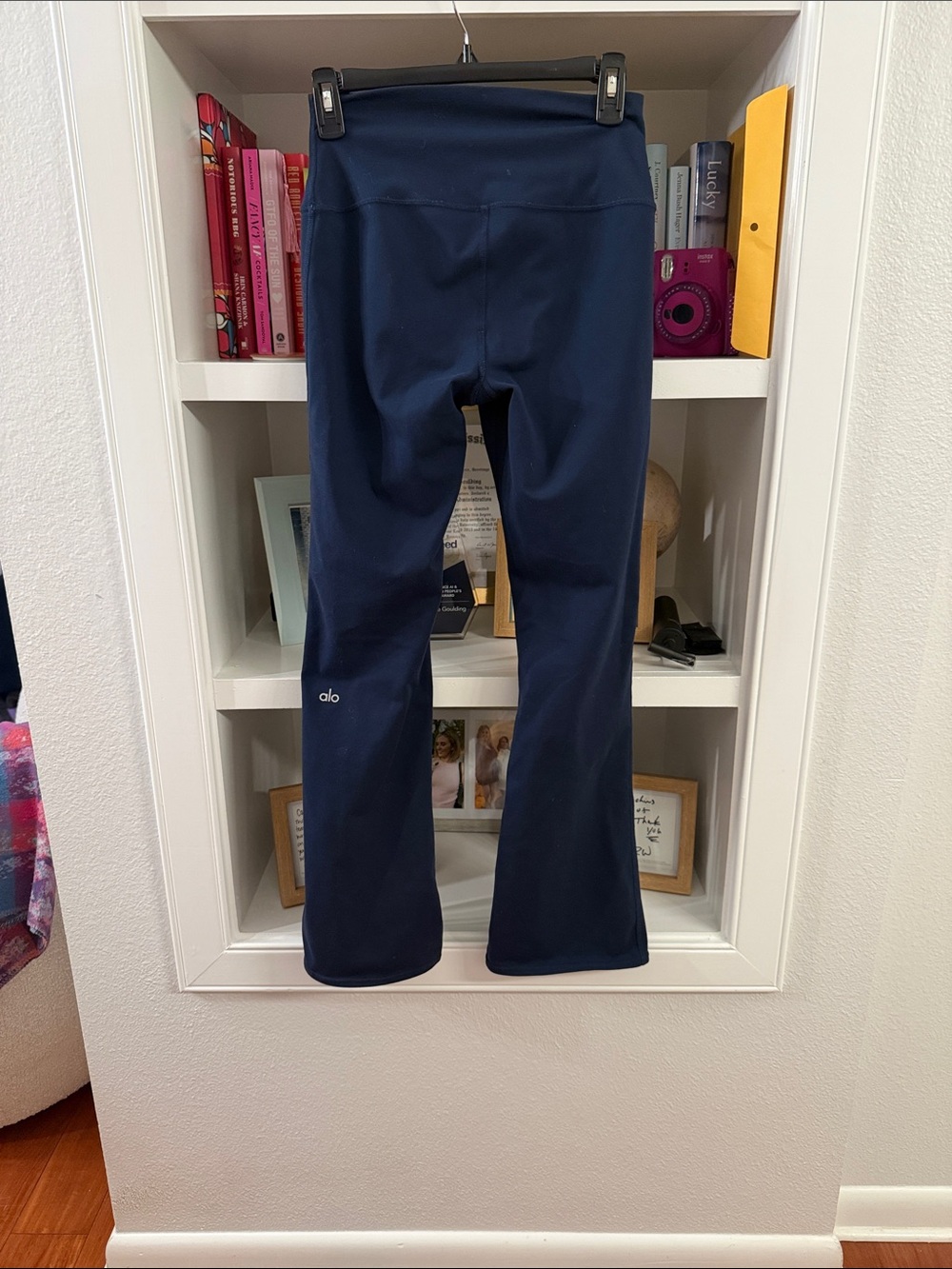 ALO Yoga Navy Blue Flare Leggings